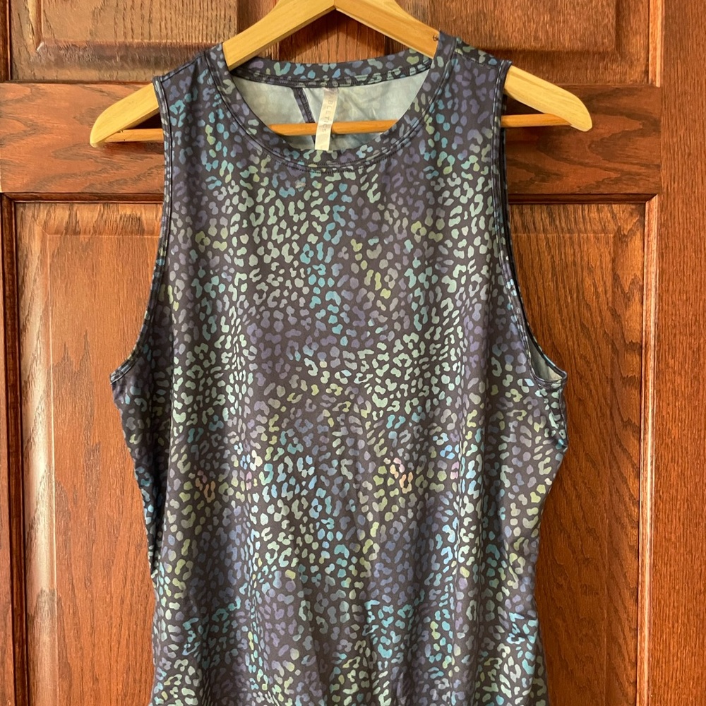 Elegant Multicolor Leopard Print Tank Top